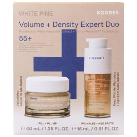 Korres Promo White Pine Menopause Essentials Night Routine με Κρέμα Νύχτας για Αναπλήρωση Όγκου, 40ml & Ορό Προσώπου για Αναπλήρωση Όγκου, 15ml