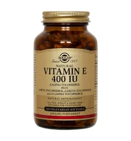 Solgar Vitamin E Natural 400 IU softgels 100s