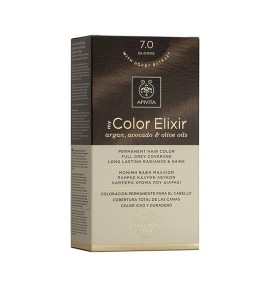 Apivita My Color Elixir Μόνιμη Βαφή Μαλλιών 7.0 ΞΑΝΘΟ