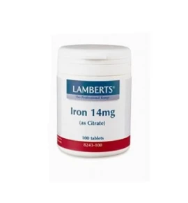 Lamberts Iron 14mg 100 tabs