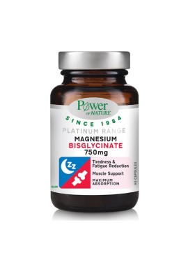 Power of Nature Platinum Range Magnesium Bisglycinate 750mg, 60caps