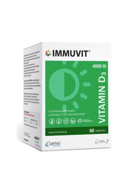 Leriva Immuvit Vitamin D3 4000IU x 60 Caps