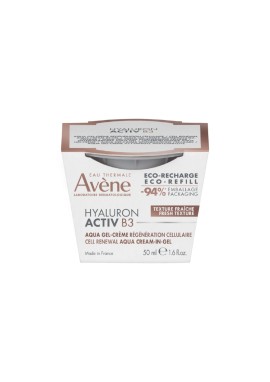 Avene Eau Thermale Hyaluron Activ B3 Refill Renewal Firming Aqua Cream-in-Gel Κρέμα-Τζελ Kυτταρικής Aνανέωσης - Ανταλλακτική Συσκευασία, 50ml