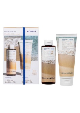 Korres Promo Sea Salt Coconut Shower Gel 250ml & Sea Salt Coconut & Nourishing Almond Oil Body Milk 200ml