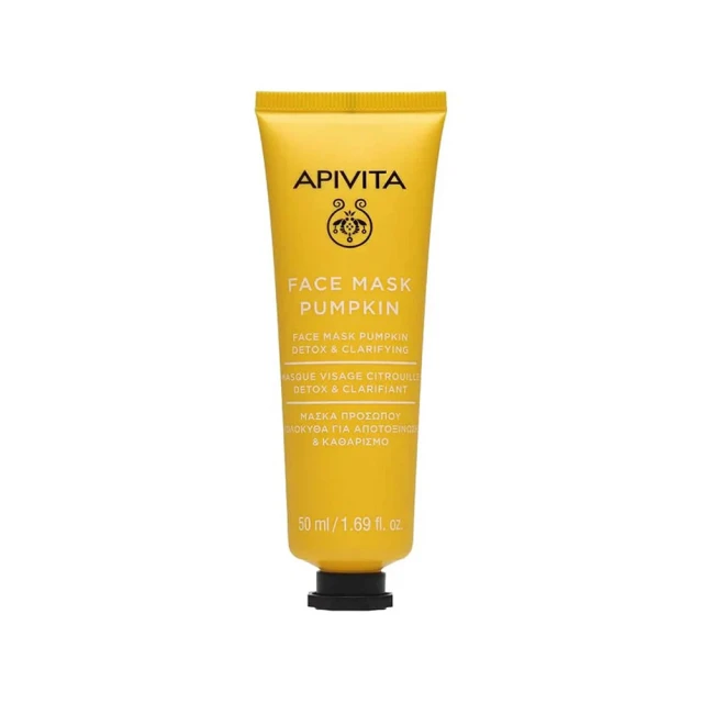 Apivita Face Mask Pumpkin Μάσκα Προσώπου με Κολοκύθα για Αποτοξίνωση, 50ml