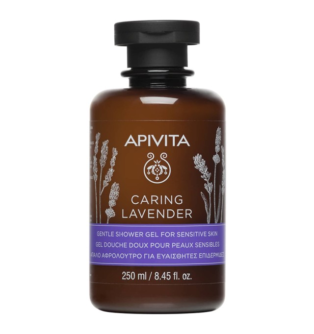 Apivita Caring Lavender Shower Gel for Sensitive Skin 250ml