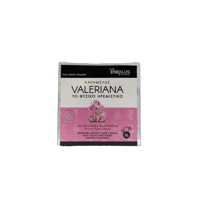 Inoplus Valeriana Καραμέλες Χωρίς Ζάχαρη 50g