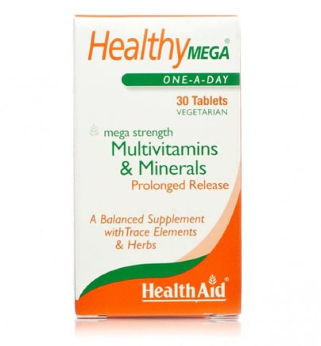 Health Aid Healthy Mega Multivitamins & minerals, 30 tabs