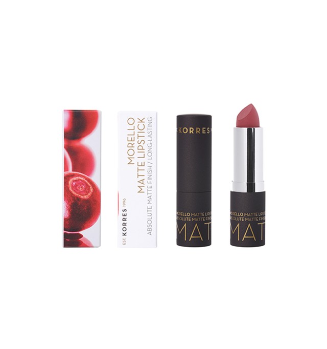 Korres Morello Matte Lipstick 23 Natural Purple 3.5g