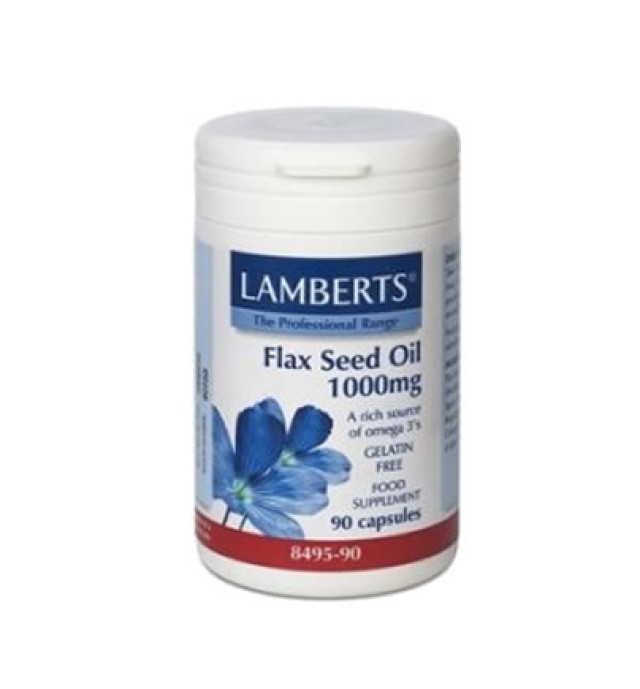Lamberts Flax Seed Oil 1000mg 90 caps (Ω3+Ω6)