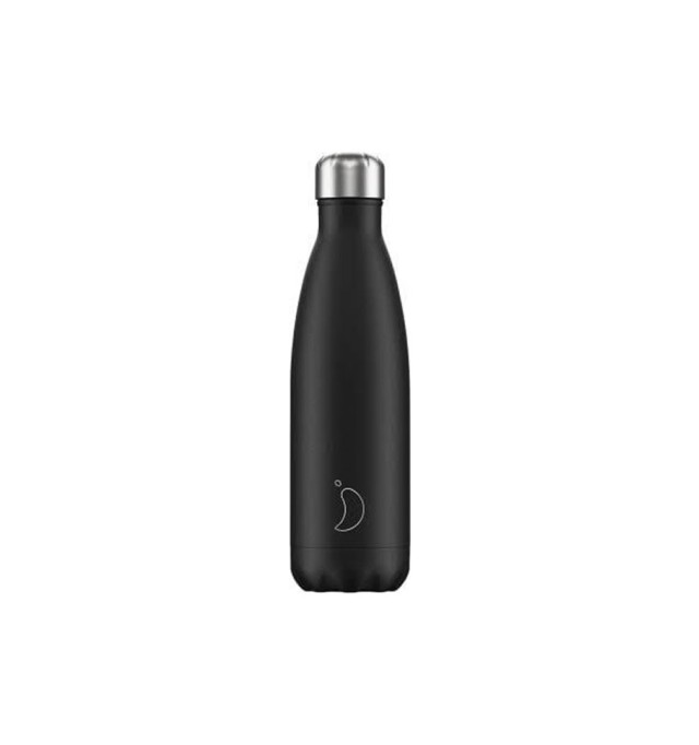 Chillys Bottle Black Matte Θερμός 500ML