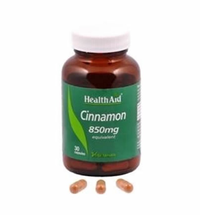 Health Aid Cinnamon 850mg 30tabs