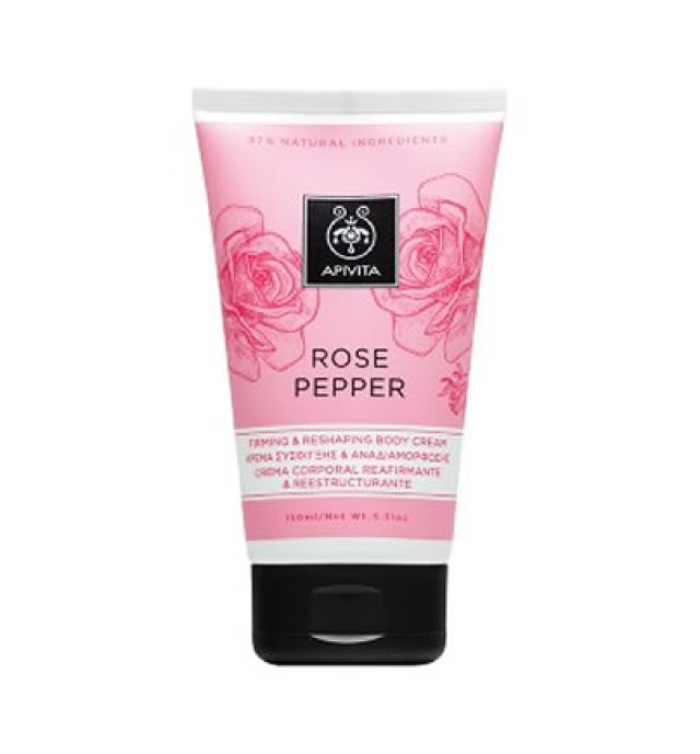 Apivita Rose Pepper Firming & Reshaping Body Cream 150ml