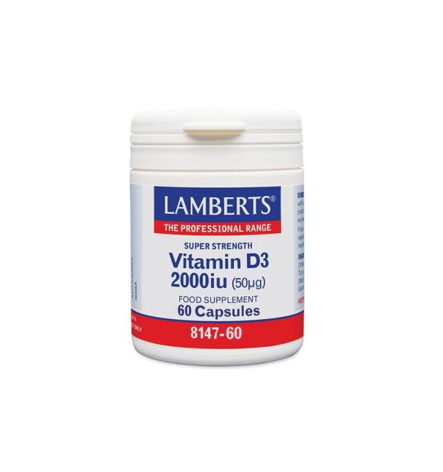 Lamberts VITAMIN D3 2000iu 60tabs