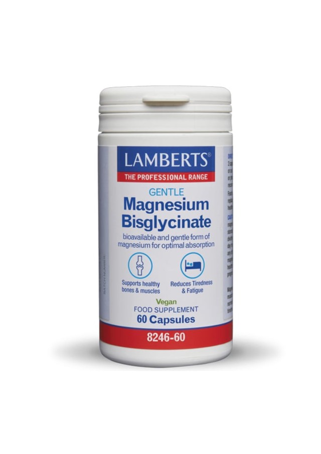 Lamberts Gentle Magnesium Bisglycinate, 60caps