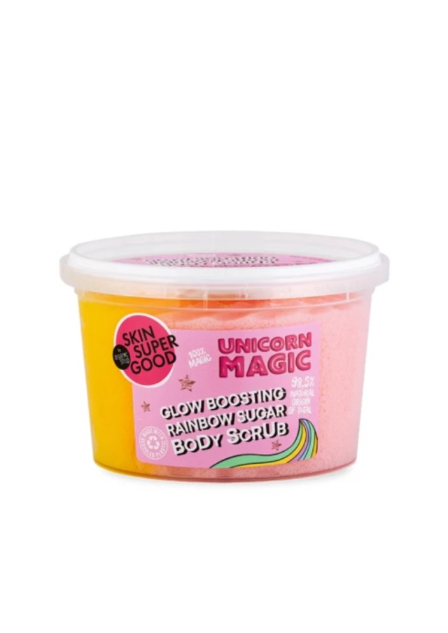 Organic Shop Unicorn Magic Glow Boosting Rainbow Sugar Body Scrub 250ml