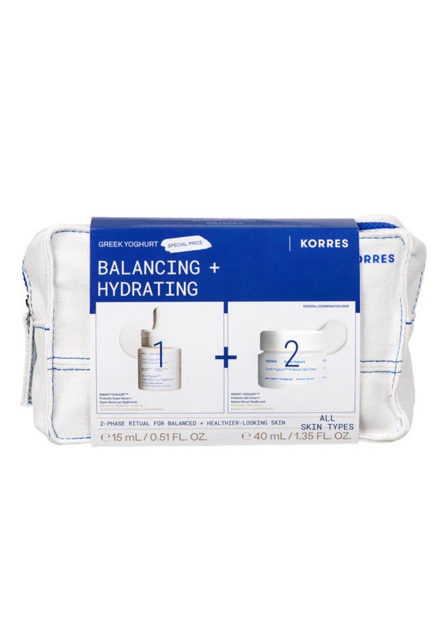 Korres Set Greek Yoghurt Balancing + Hydrating Set με νυδατική Κρέμα-Gel με Προβιοτικά 40ml & Ενυδατικός Ορός με Προβιοτικά 15ml