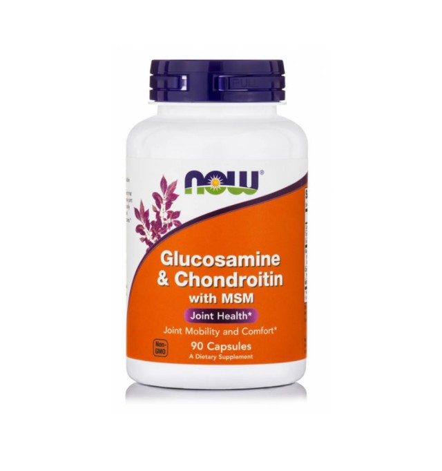 Now Foods Glucosamine & Chondroitin With MSM 90 veg caps