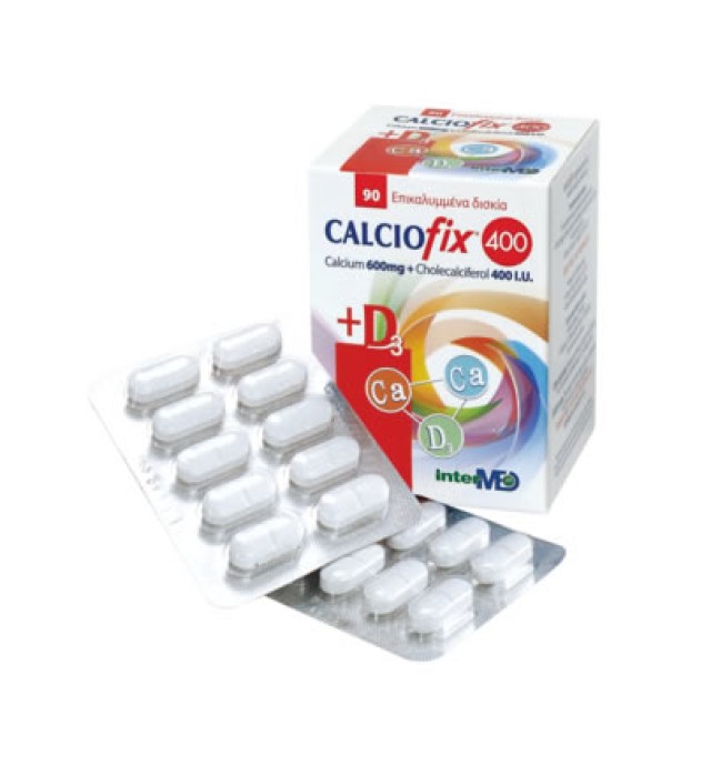 Intermed Calciofix 400 (600mg Calcium+400IU D3) 90tabs
