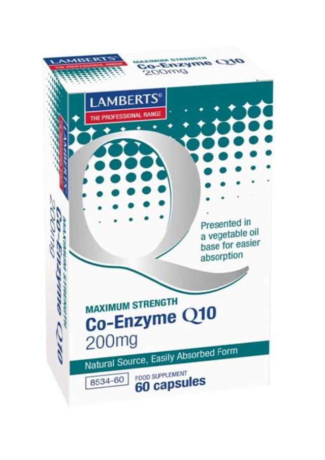 Lamberts Co-Enzyme Q10 200mg 60 caps