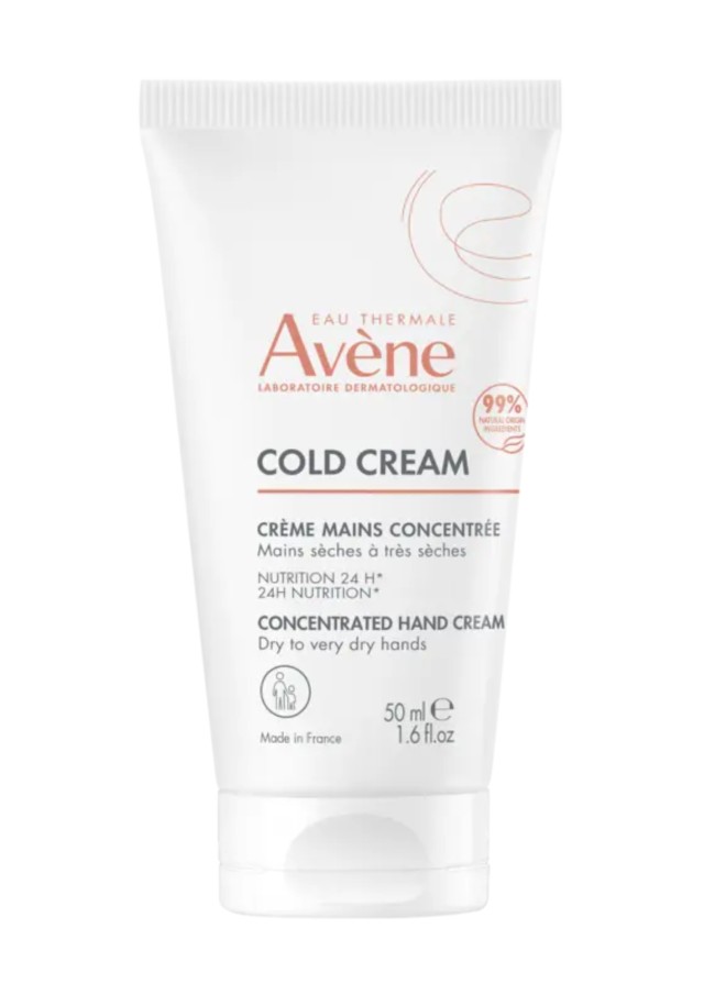 Avene Cold Cream Concentrated Hand Cream Συμπυκνωμένη Κρέμα Χεριών, 50ml