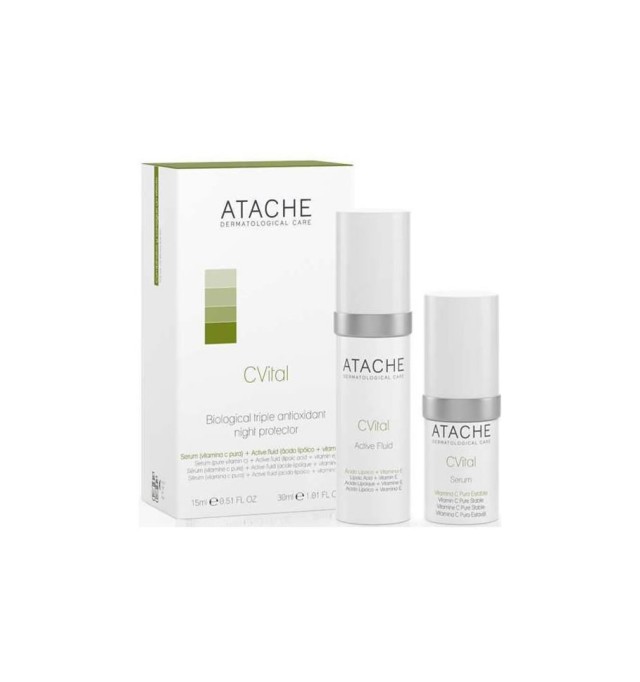 Atache C Vital Set Active Serum (15ml) & Fluid (30ml)