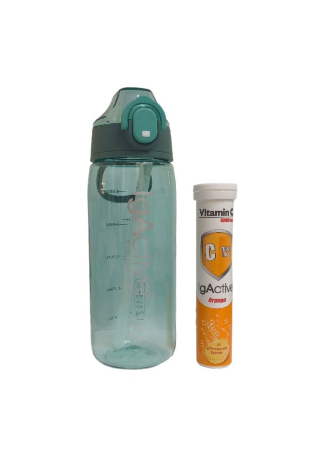 Igactive Multi Plus X 20 Effervescent Tabs & Δώρο Plastic Bottle 550ml