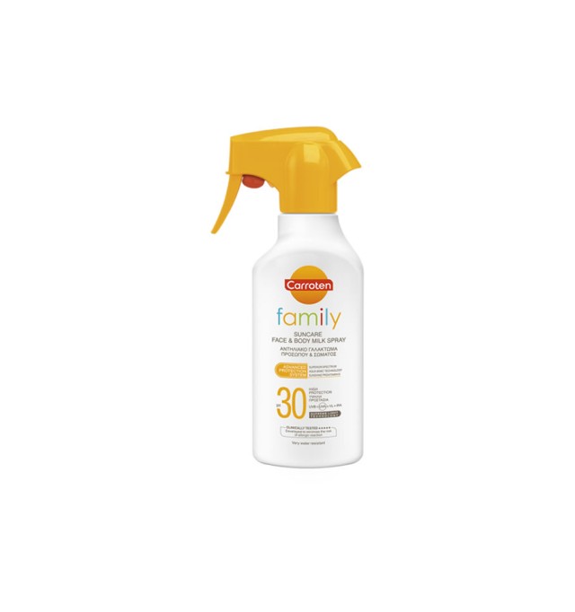 Carroten Family Suncare Face & Body Milk Spray SPF30 300ml