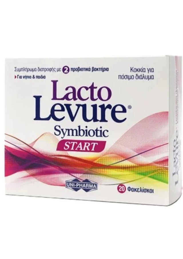 Unipharma Lacto Levure Symbiotic Start Συμπλήρωμα Διατροφής Προβιοτικών για Παιδιά 20 Φακελίσκοι