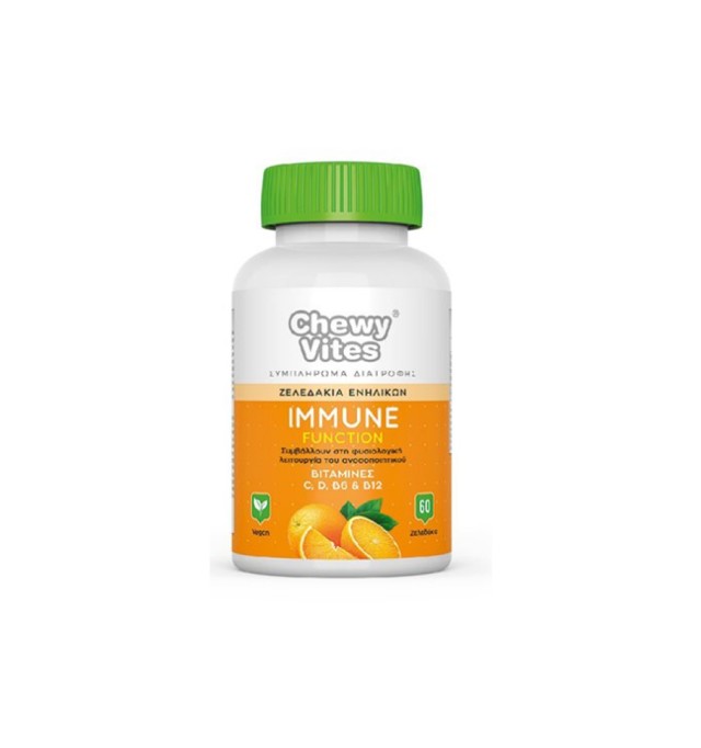 Vican Chewy Vites Immune Function Vitamin C, D, B6 & B12, 60 ζελεδάκια