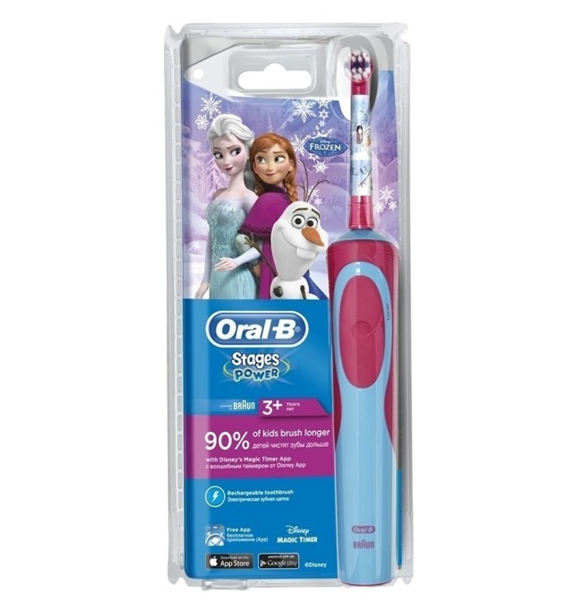 Oral B Stages Power Disney Frozen 3+ Παιδική Ηλεκτρική Οδοντόβουρτσα