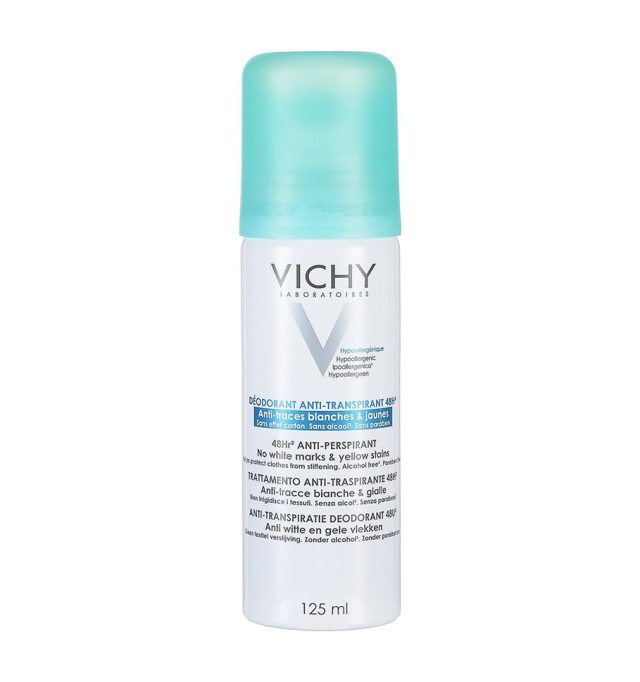 Vichy Deodorant 48H Anti-Traces Aerosol 125ml