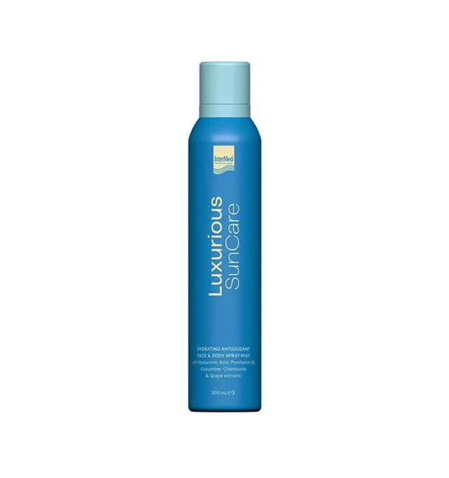 Intermed Luxurious SunCare Hydrating Antioxidant Face & Body Spray Mist 200ml