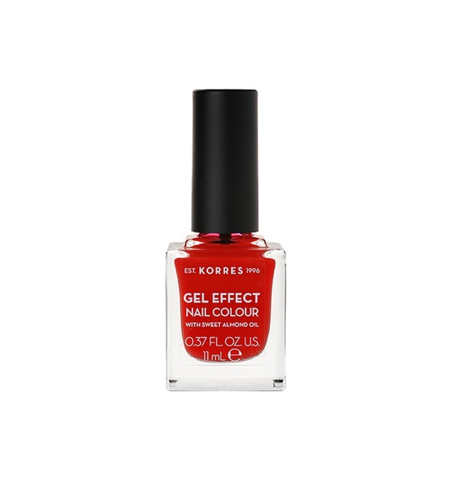 Korres Gel Effect Nail Colour 48 Coral Red 11ml