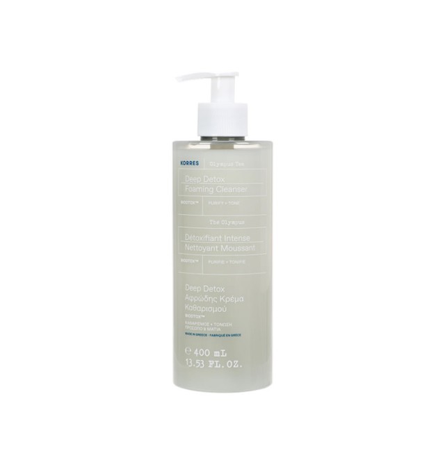 Korres Deep Detox Foaming Cleanser 400ml