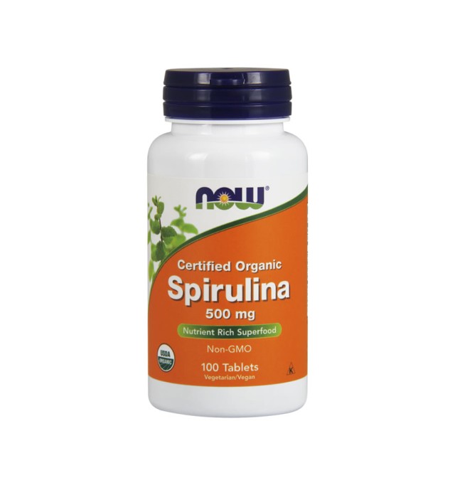 Now Foods Spirulina 500mg 100tabs