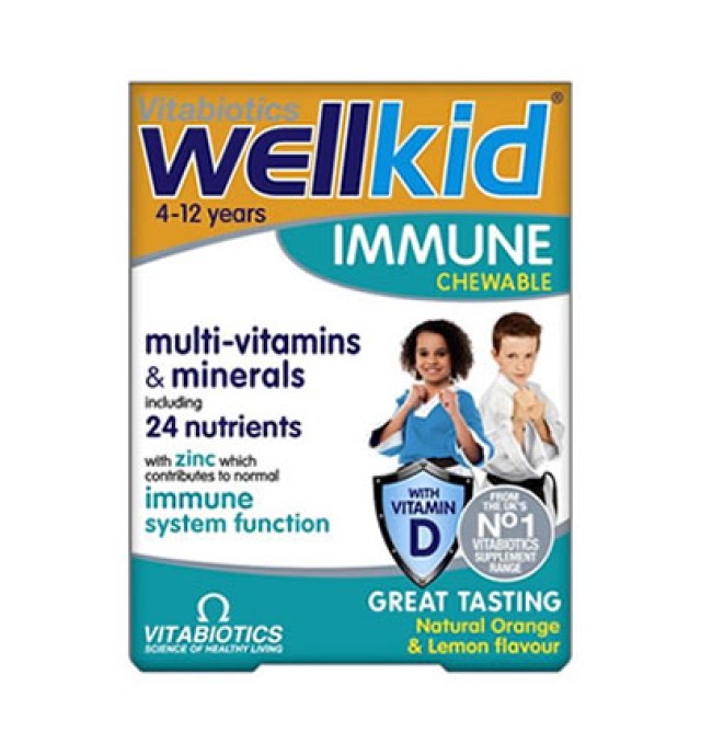 Vitabiotics Wellkid Immune 30 chewable tabs