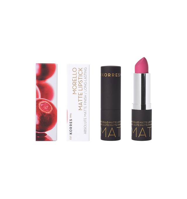 Korres Morello Matte Lipstick 75 Strawberry Fields 3.5g