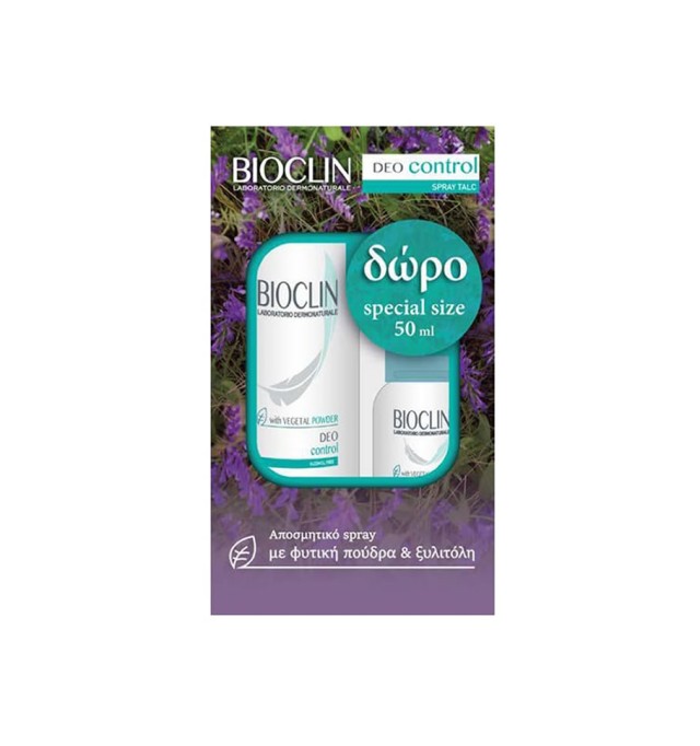 Bioclin Deo Control Spray Talc 150ml & 50ml Spray