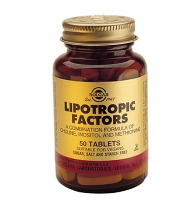 Solgar Lipotropic Factors tabs 50s