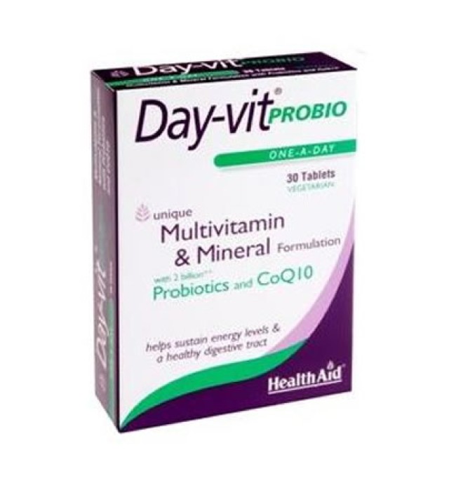Health Aid Day-Vit Probio με Probiotics & CoQ10 30 tabs