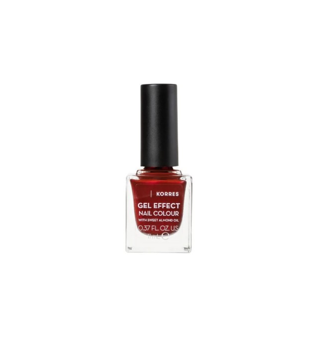 Korres Gel Effect Nail Colour 11ml - 58 Velour Red