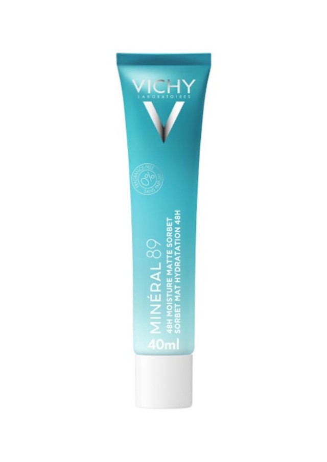 Vichy Mineral 89 48H Moisture Matte Sorbet Κρέμα-Gel Ενυδάτωσης για Λιπαρή Επιδερμίδα, 40ml