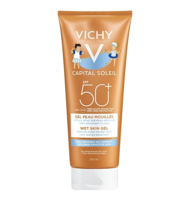 Vichy Capital Soleil Wet Skin Gel Kids SPF50+ 200ml