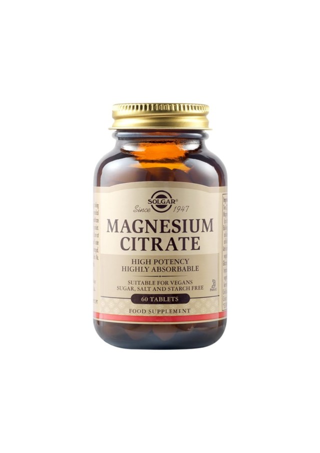 Solgar Magnesium Citrate 200mg 60tabs