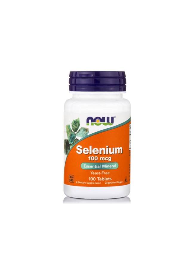 Now Foods Selenium 100mcg, 100tabs
