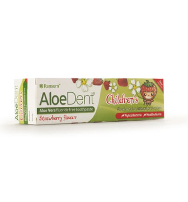 Aloe Dent Strawberry Childrens Toothpaste 50ml