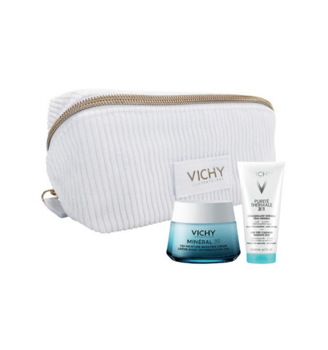 Vichy Mineral 89 72h Moisture Boosting Cream 50ml & Δώρο Purete Thermale 3in1 Ντεμακιγιάζ Προσώπου & Ματιών, 100ml