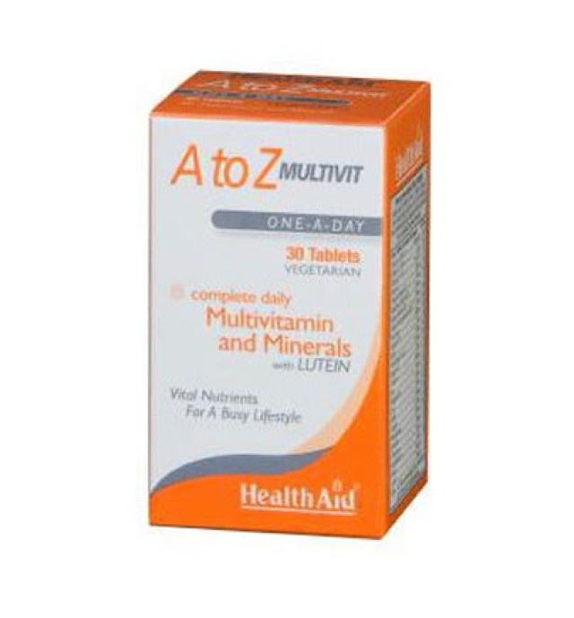 Health Aid A to Z Multivit 30 tabs