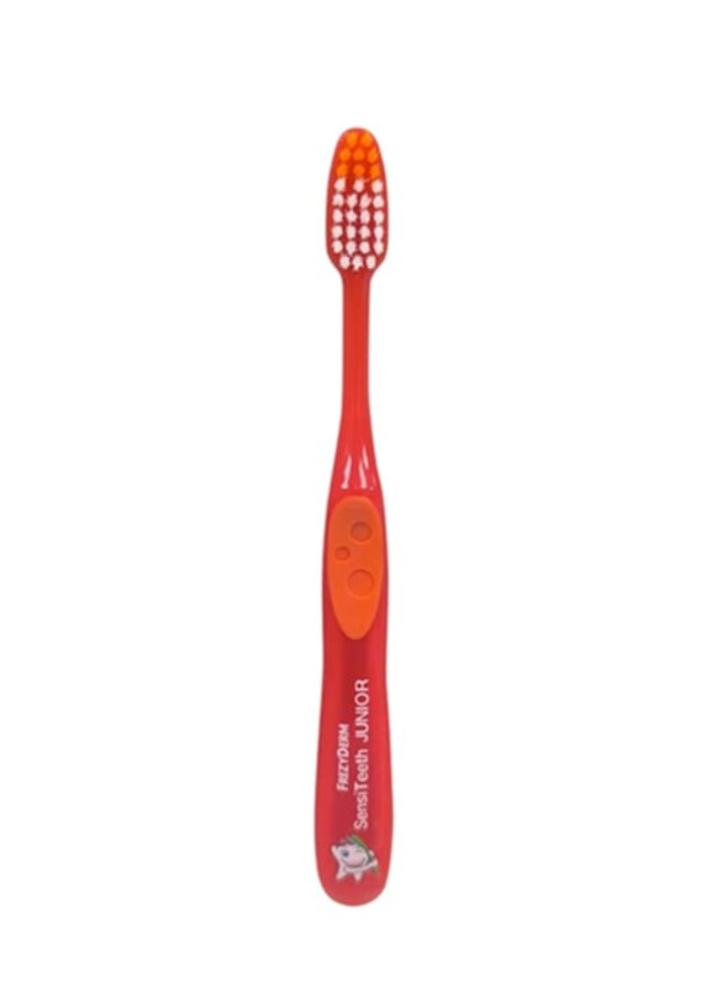 Frezyderm SensiTeeth Junior Toothbrush Soft Red 1 Τεμάχιο